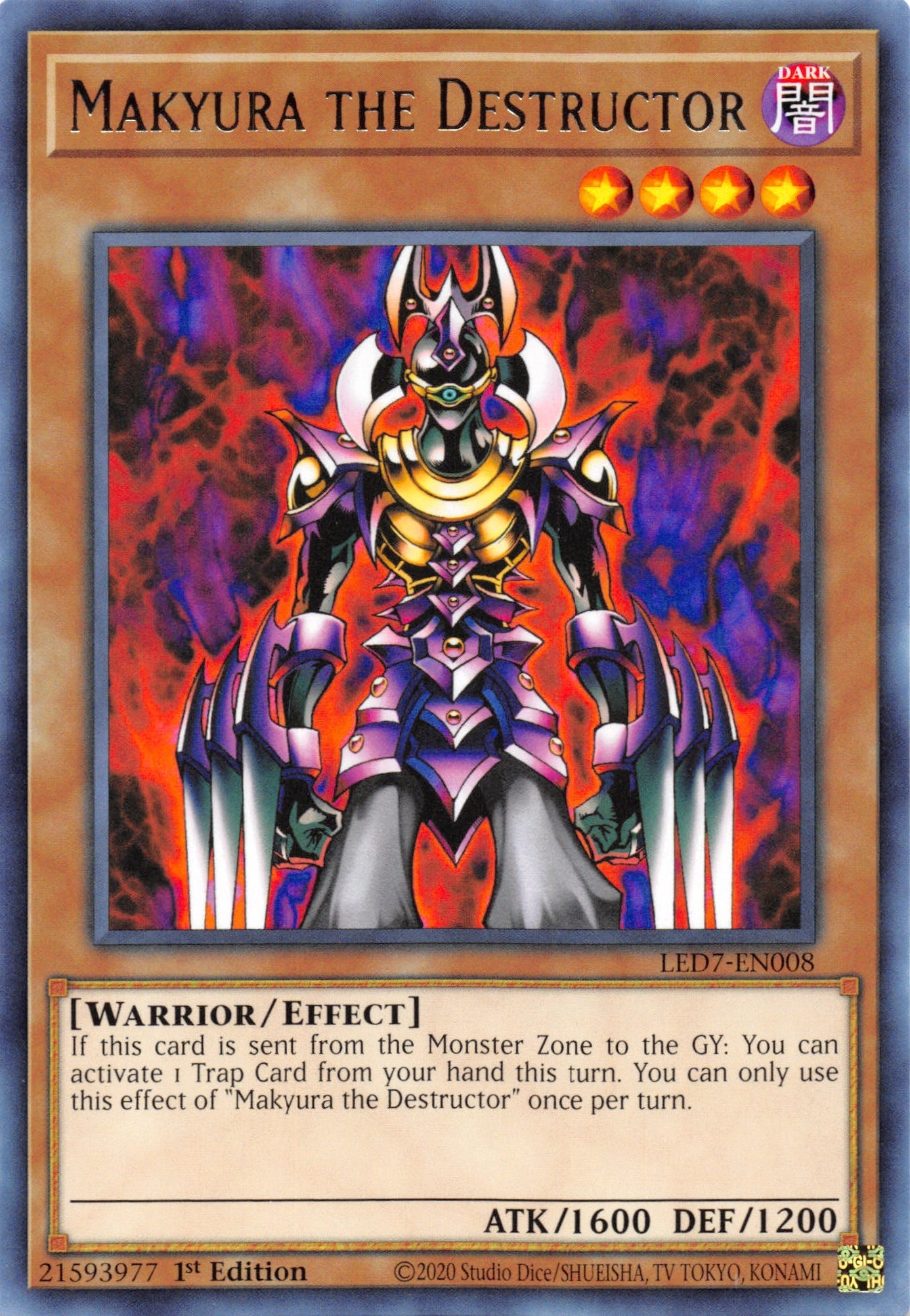 Makyura the Destructor [LED7-EN008] Rare