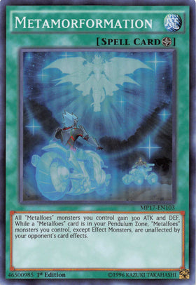 Metamorformation [MP17-EN103] Super Rare