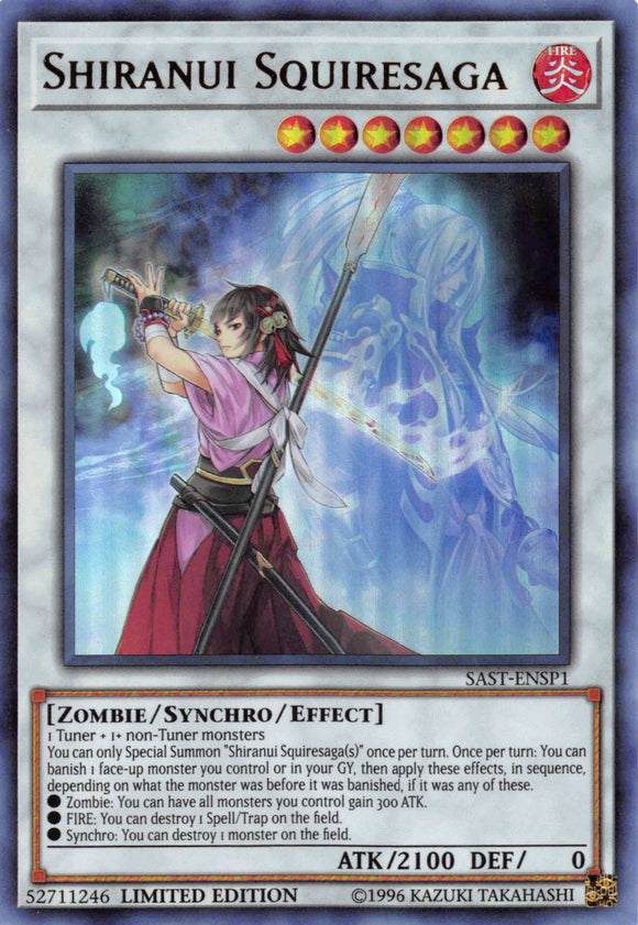 Shiranui Squiresaga [SAST-ENSP1] Ultra Rare