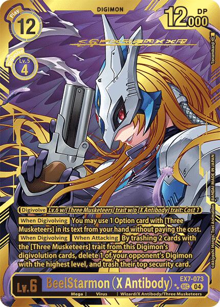 BeelStarmon (X Antibody) (Textured) [EX7-073-SCR] [Digimon LIBERATOR] Foil