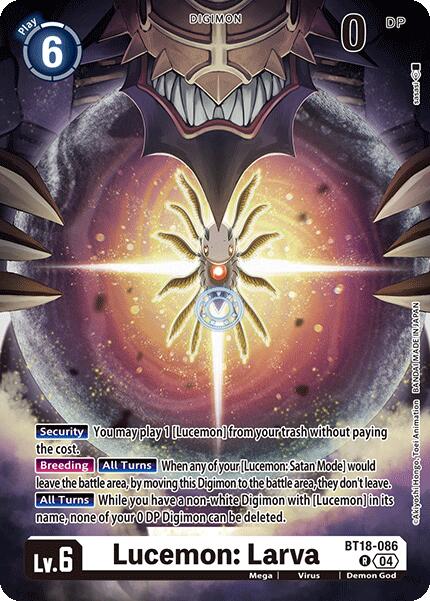 Lucemon: Larva [BT18-086-R] [Release Special Booster 2.0] Foil