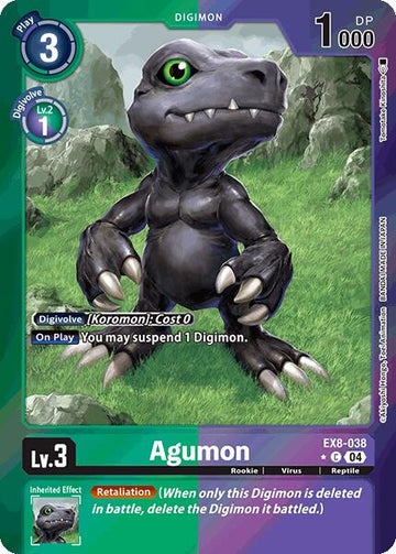 Agumon - EX8-038 (Limited Foil) [EX8-038-C] [Chain of Liberation] Foil