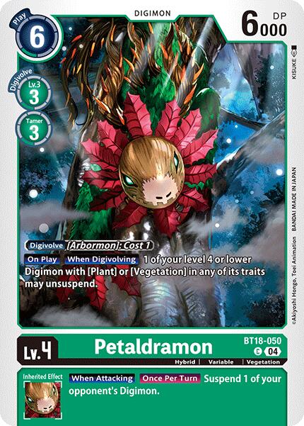 Petaldramon [BT18-050-C] [Release Special Booster 2.0] Normal