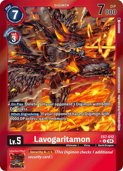 Lavogaritamon (Foil) [EX7-012-U] [Digimon LIBERATOR] Foil