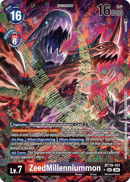 ZeedMillenniummon (Alternate Art) [BT19-101-SEC] [Release Special Booster 2.0] Foil