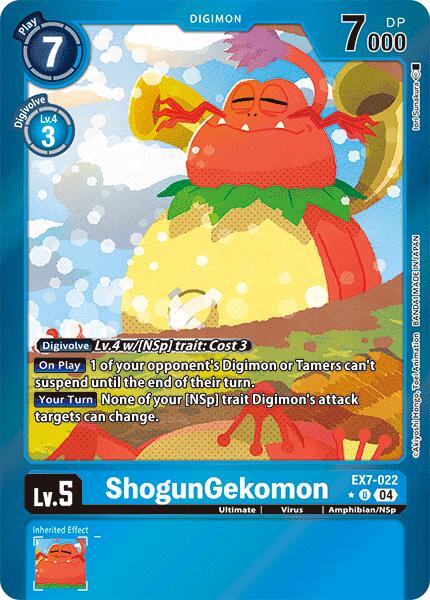 ShogunGekomon (Foil) [EX7-022-U] [Digimon LIBERATOR] Foil