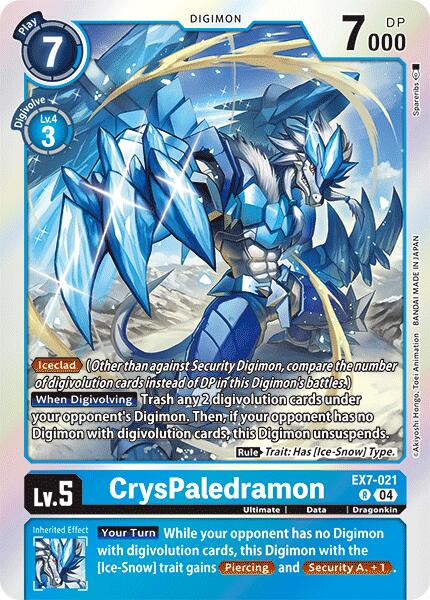 CrysPaledramon [EX7-021-R] [Digimon LIBERATOR] Foil