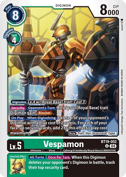 Vespamon [BT19-052-U] [Release Special Booster 2.0] Normal