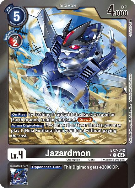 Jazardmon (Foil) [EX7-042-C] [Digimon LIBERATOR] Foil