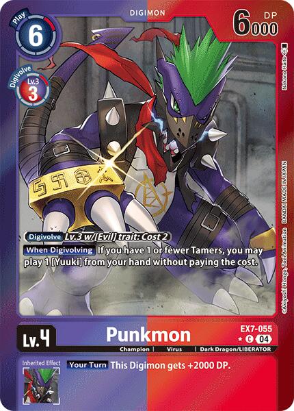 Punkmon (Foil) [EX7-055-C] [Digimon LIBERATOR] Foil