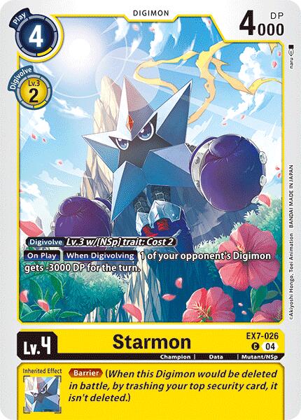 Starmon [EX7-026-C] [Digimon LIBERATOR] Normal