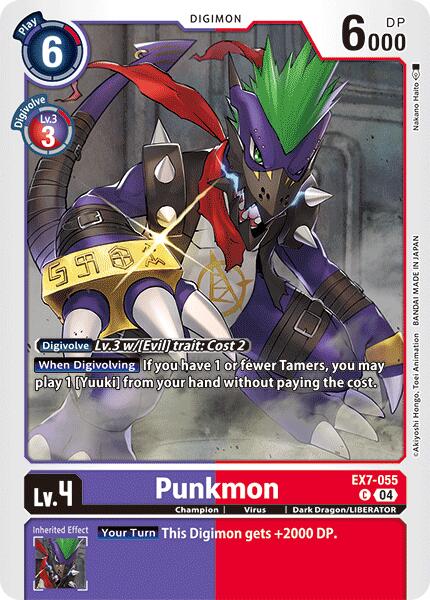 Punkmon [EX7-055-C] [Digimon LIBERATOR] Normal