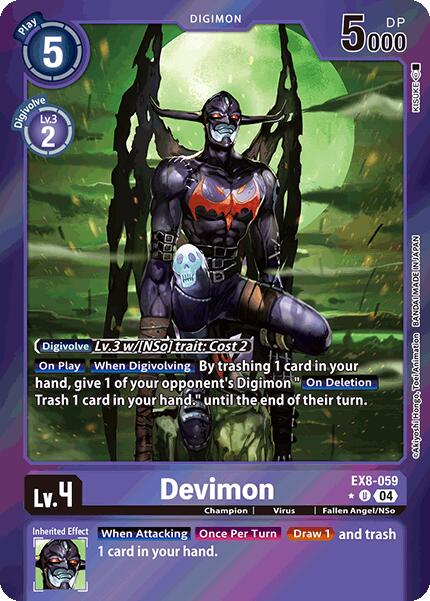 Devimon (Limited Foil) [EX8-059-U] [Chain of Liberation] Foil
