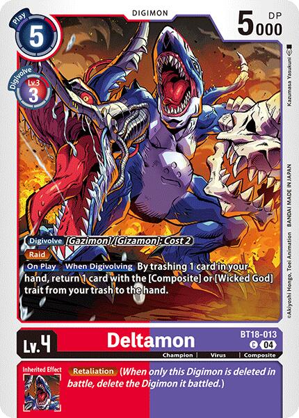 Deltamon - BT18-013 [BT18-013-C] [Release Special Booster 2.0] Normal