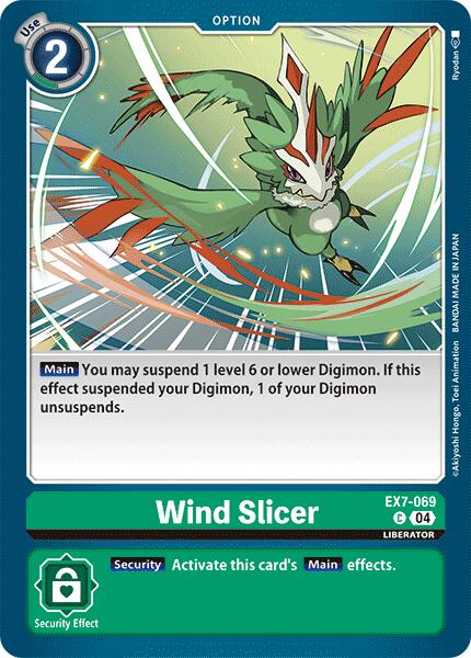 Wind Slicer [EX7-069-C] [Digimon LIBERATOR] Normal