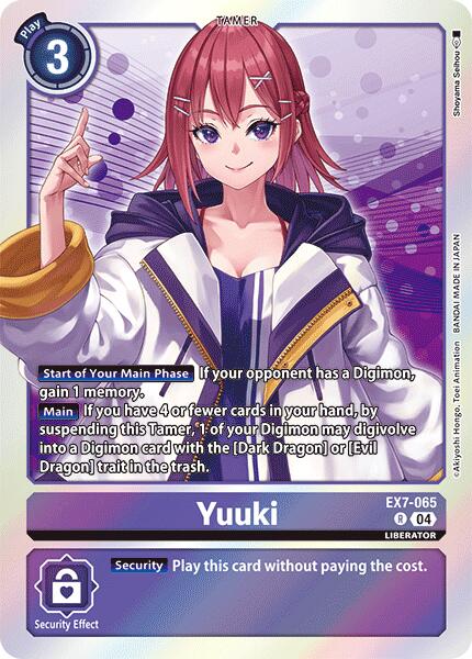 Yuuki [EX7-065-R] [Digimon LIBERATOR] Foil