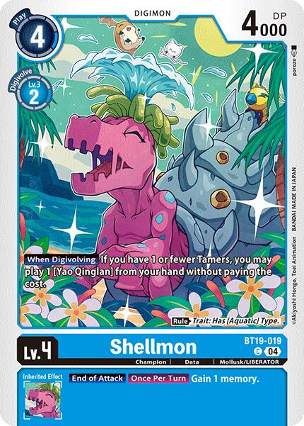 Shellmon [BT19-019-C] [Release Special Booster 2.0] Normal