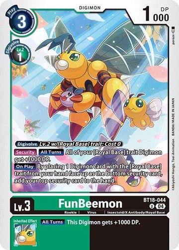 FunBeemon - BT18-044 [BT18-044-U] [Release Special Booster 2.0] Normal