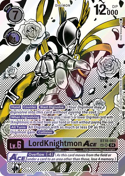 LordKnightmon ACE (Textured) [BT18-083-SR] [Release Special Booster 2.0] Foil