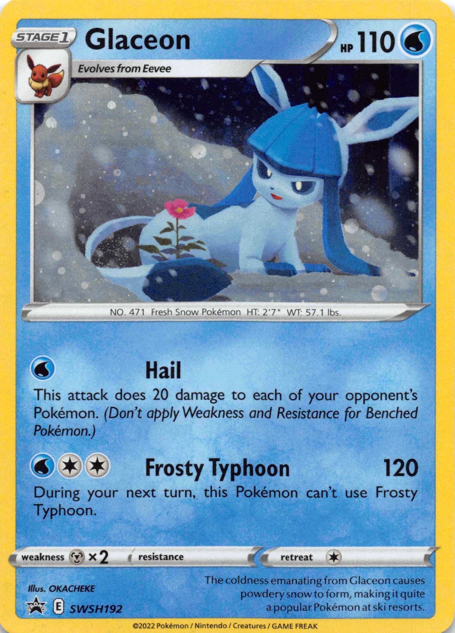 Glaceon (SWSH192) [Sword & Shield: Black Star Promos]