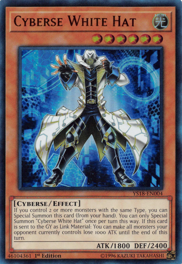Cyberse White Hat [YS18-EN004] Ultra Rare