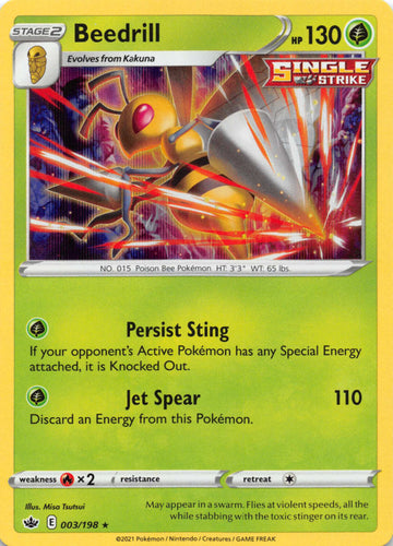 Beedrill (003/198) [Sword & Shield: Chilling Reign]