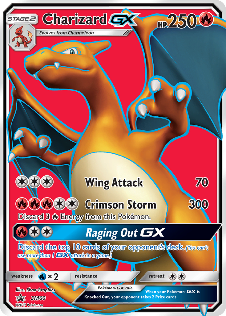 Charizard GX (SM60) [Sun & Moon: Black Star Promos] - Duel Kingdom