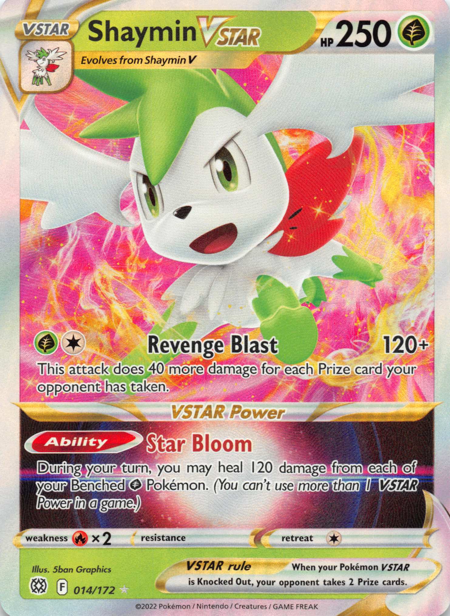 Shaymin VSTAR (014/172) [Sword & Shield: Brilliant Stars]