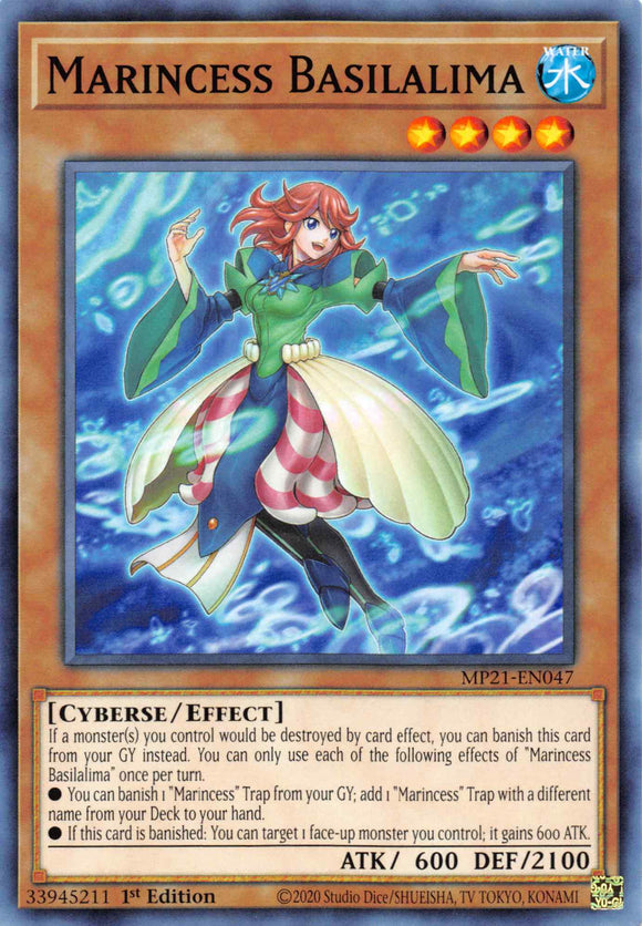 Marincess Basilalima [MP21-EN047] Common - Duel Kingdom