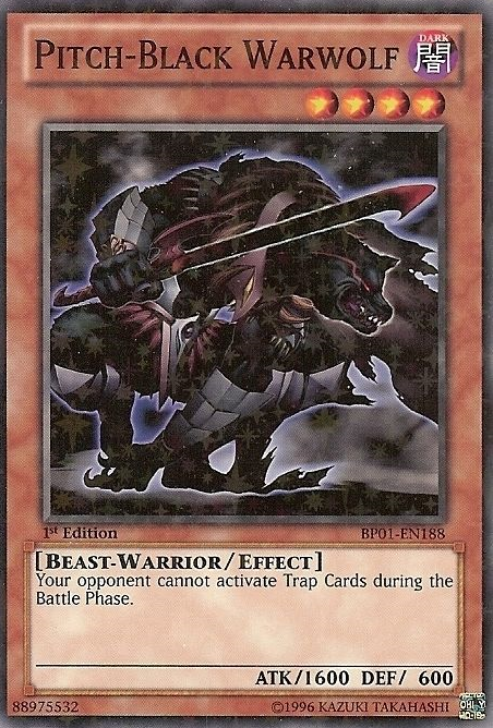 Pitch-Black Warwolf [BP01-EN188] Starfoil Rare - Duel Kingdom