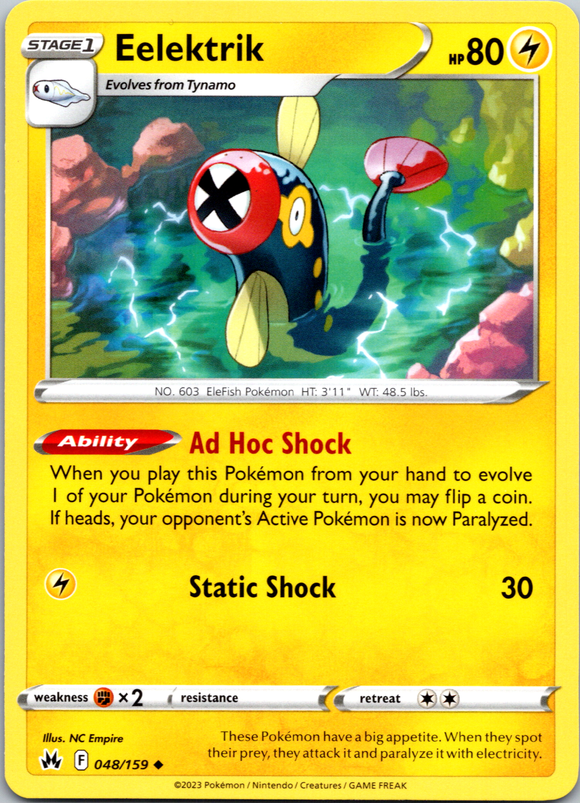 Eelektrik (048/159) [Sword & Shield: Crown Zenith]