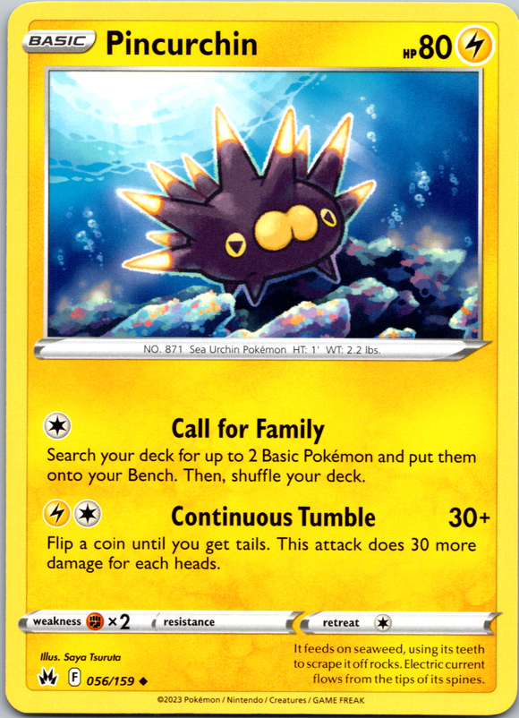 Pincurchin (056/159) [Sword & Shield: Crown Zenith]