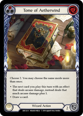 Tome of Aetherwind [ARC122-S] 1st Edition Normal - Duel Kingdom