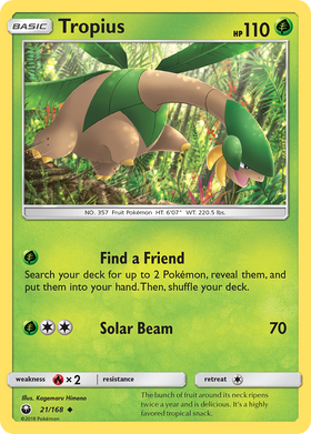 Tropius (21/168) [Sun & Moon: Celestial Storm] - Duel Kingdom
