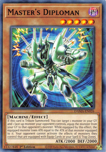 Master's Diploman [DAMA-EN026] Common - Duel Kingdom