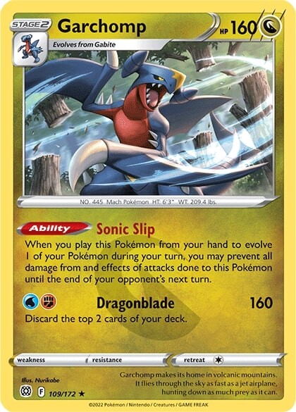 Garchomp (109/172) [Sword & Shield: Brilliant Stars] - Duel Kingdom