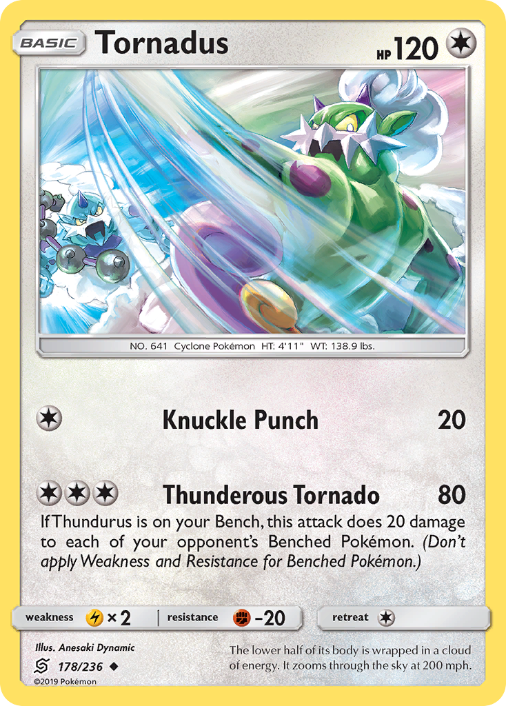 Tornadus (178/236) [Sun & Moon: Unified Minds] - Duel Kingdom