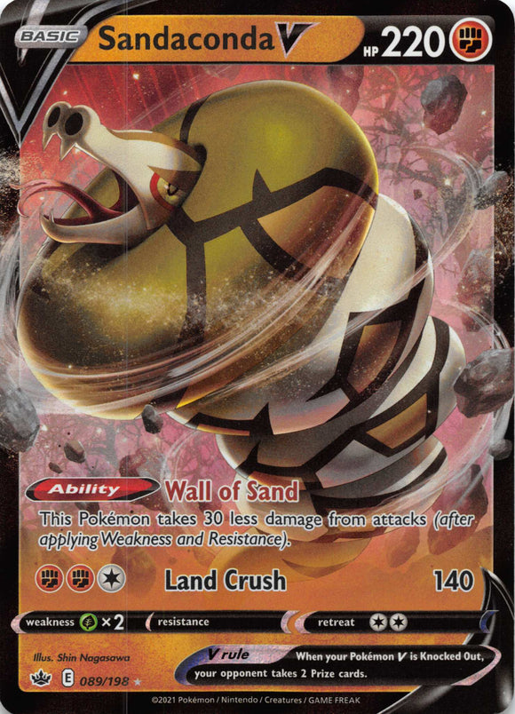 Sandaconda V (089/198) [Sword & Shield: Chilling Reign]