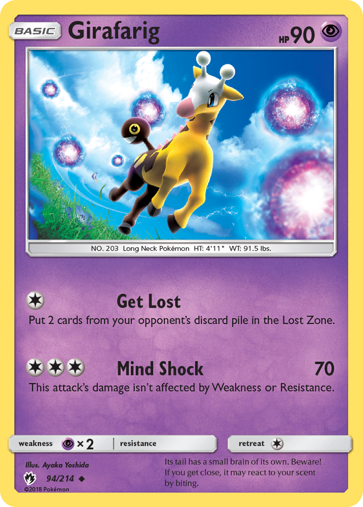 Girafarig (94/214) [Sun & Moon: Lost Thunder] - Duel Kingdom