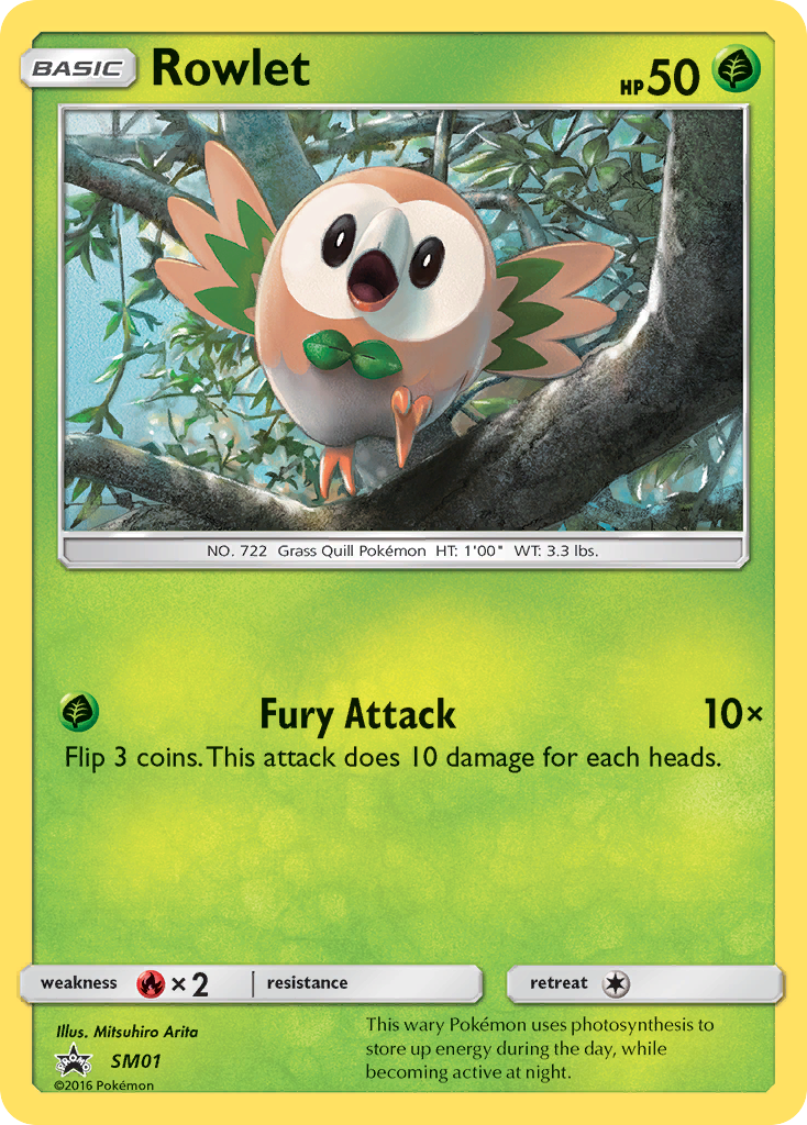 Rowlet (SM01) [Sun & Moon: Black Star Promos] - Duel Kingdom