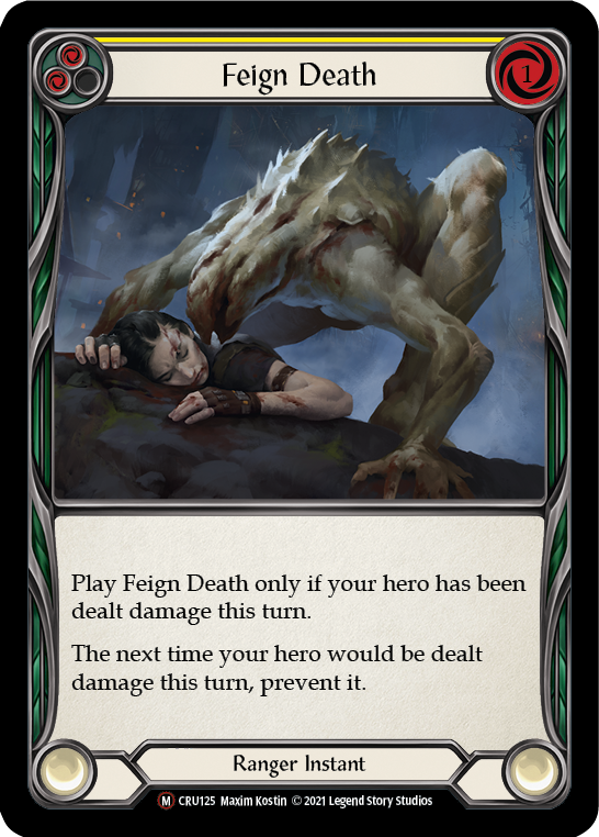 Feign Death (Rainbow Foil) [CRU125-RF] Unlimited Rainbow Foil - Duel Kingdom