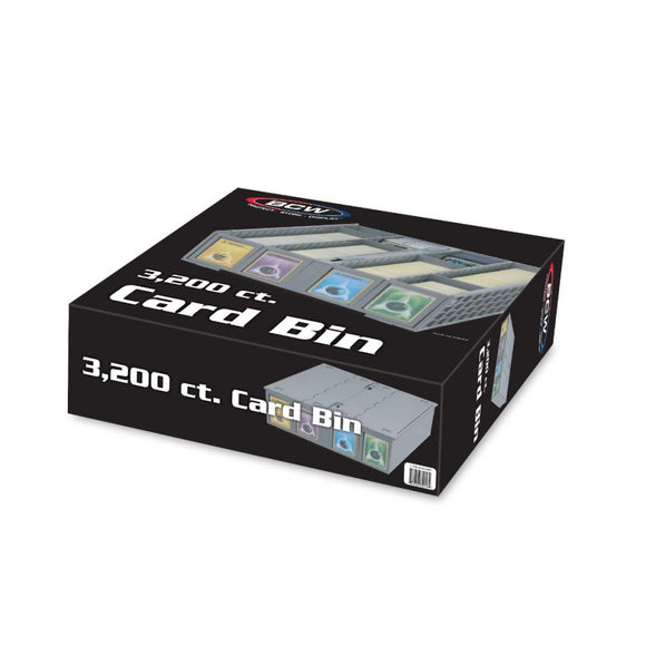 BCW Collectible Card Bin - Gray (3,200 ct.) - Duel Kingdom
