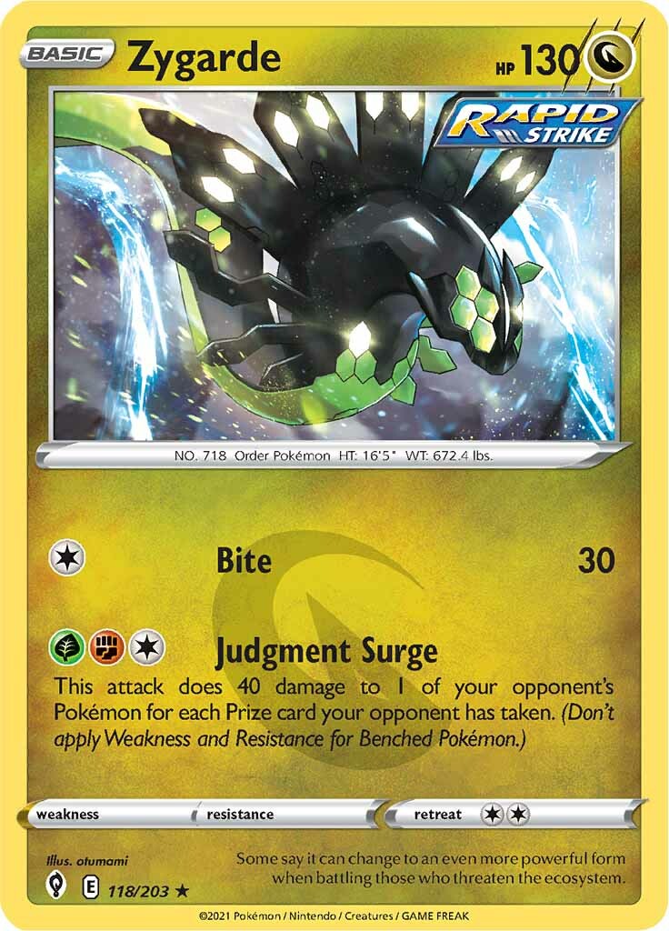 Zygarde (118/203) [Sword & Shield: Evolving Skies] - Duel Kingdom