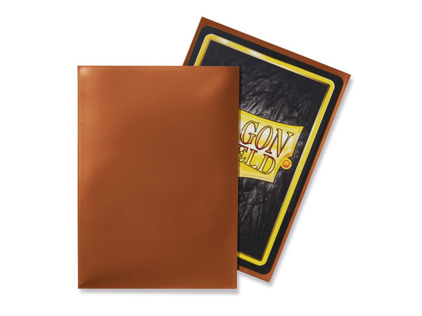 100ct Copper Dragon Shield Sleeves - Duel Kingdom
