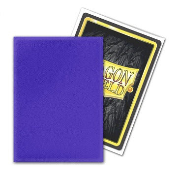 100ct Purple Non-Glare Matte Dragon Shield Sleeves - Duel Kingdom