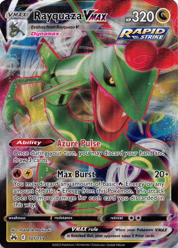 Rayquaza VMAX (101/159) (101/159) [Sword & Shield: Crown Zenith]