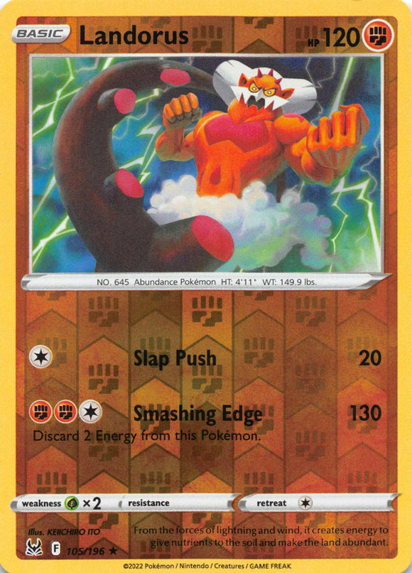 Landorus [105/196] [Lost Origin] Reverse Holofoil