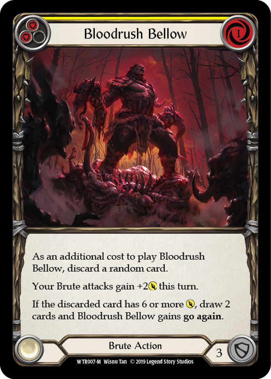 Bloodrush Bellow [WTR007-M] Alpha Print Normal - Duel Kingdom