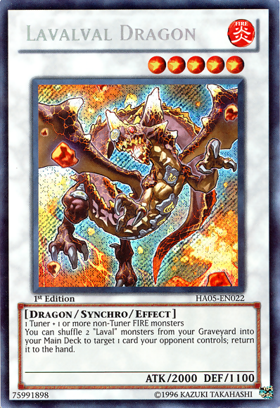 Lavalval Dragon [HA05-EN022] Secret Rare - Duel Kingdom