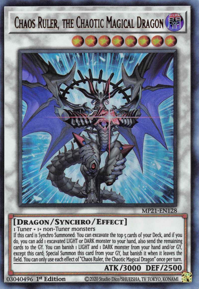 Chaos Ruler, the Chaotic Magical Dragon [MP21-EN128] Ultra Rare - Duel Kingdom